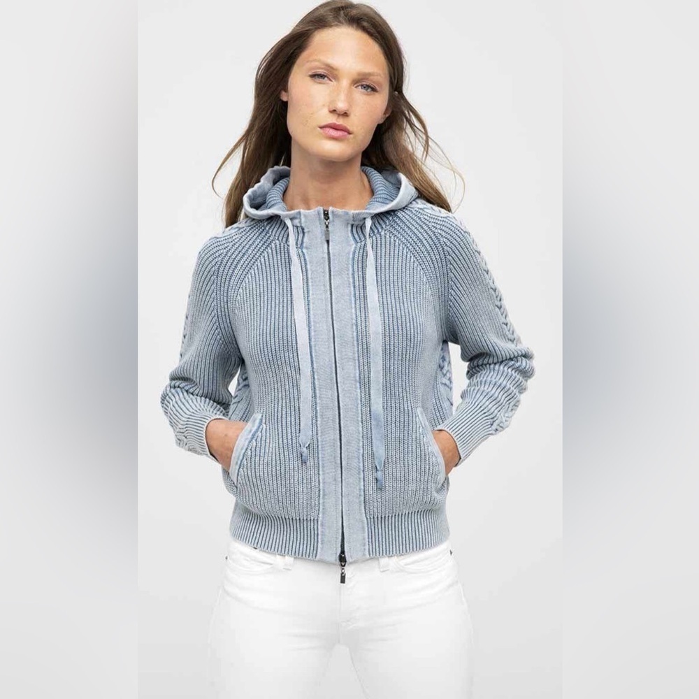 Kinross Stonewash Zip Hoodie Womenโs size Small